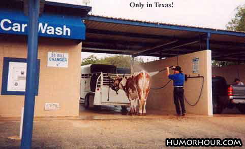 A Car wash in Texas