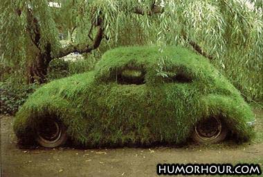 Green car