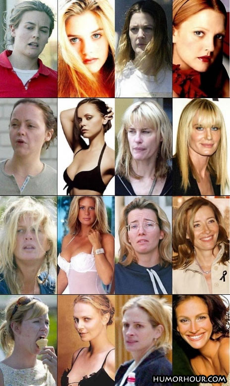Celebrities Without Make-Up