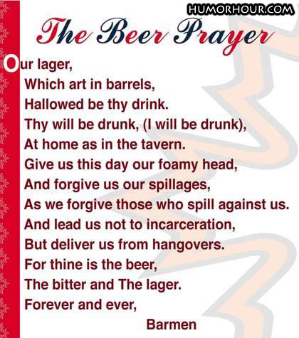 The Beer Prayer