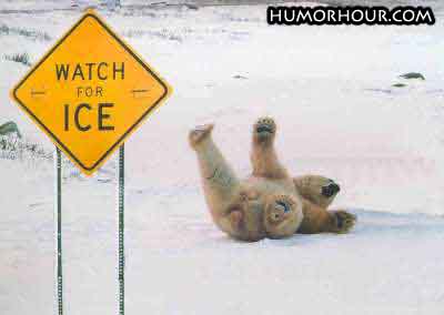 Watch for ice