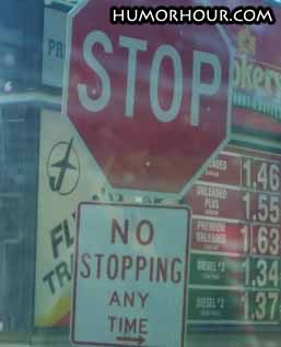 No stopping