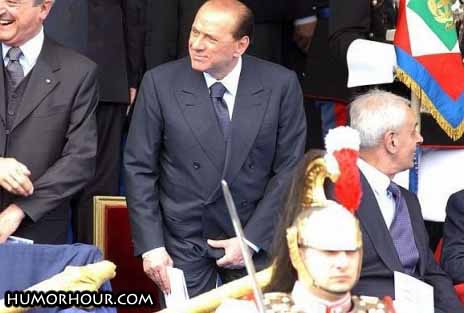 Italys Silvio at the parlament