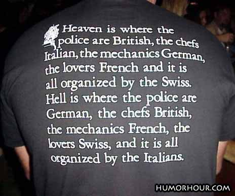 Heaven is where the police are British