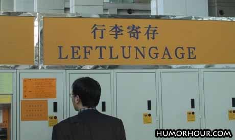 Leftlungage?