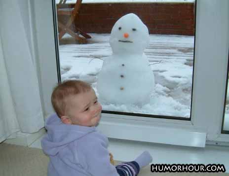 Baby and Baby snowman