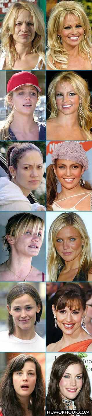 Celebs without make-up