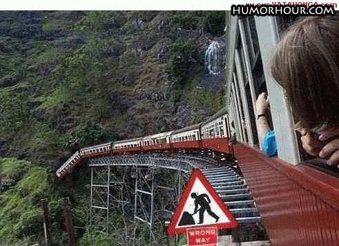 Wrong way!
