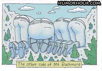The other side of Mt. Rushmore